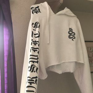 Taylor Swift Cropped Rep Hoodie